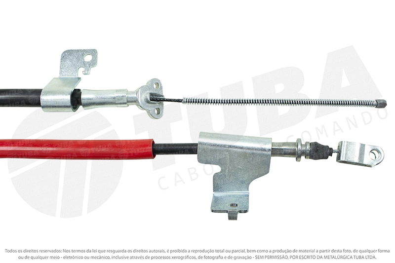 CABO FREIO TOYOTA HILUX SW4 2006/2015 - TRASEIRO ESQUERDO - 2100MM