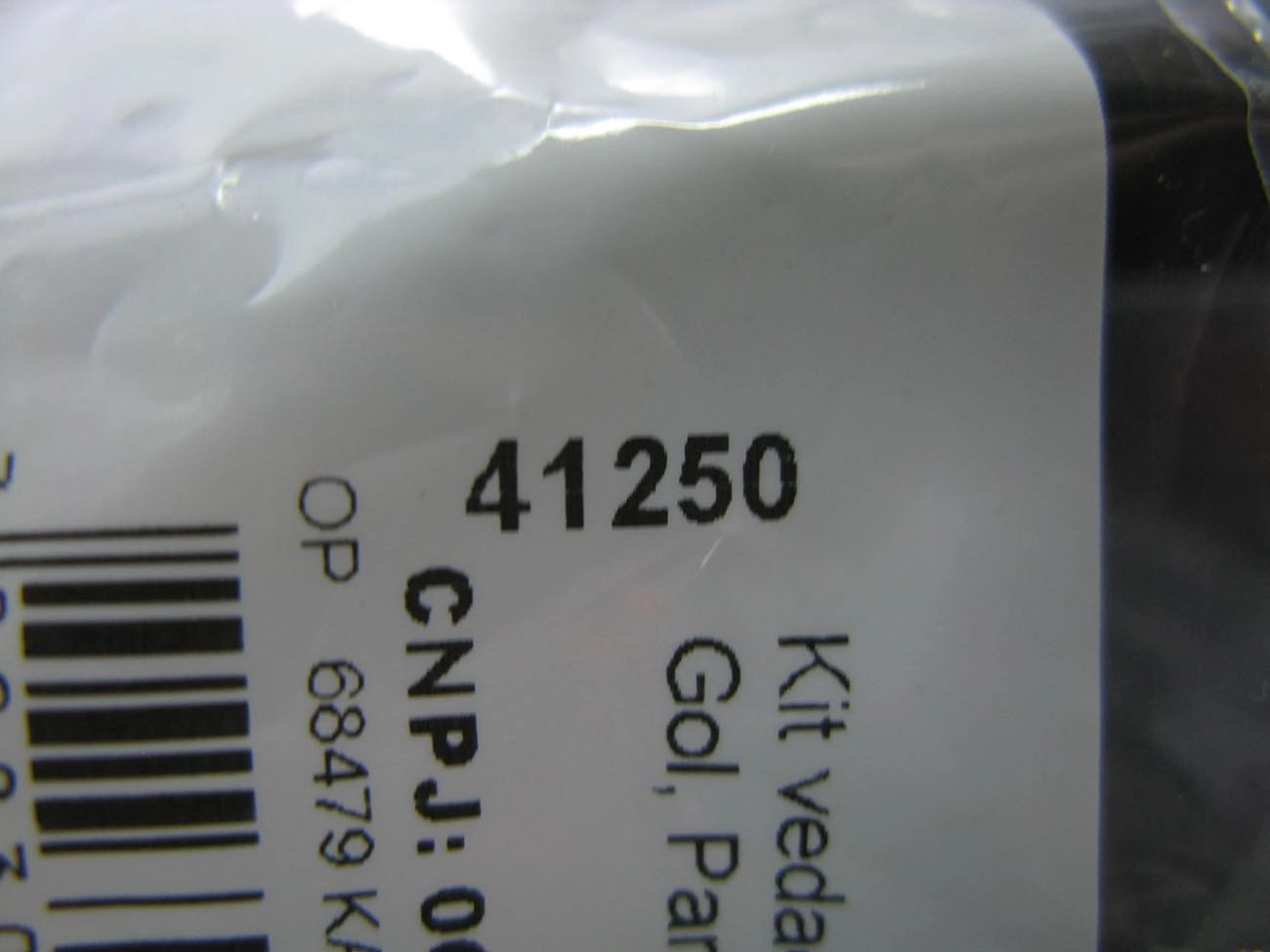 KIT VEDADOR BOMBA ÁGUA INTERNO 15MM TAMPÃO/VEDADOR VW GOL/PARATI CHT