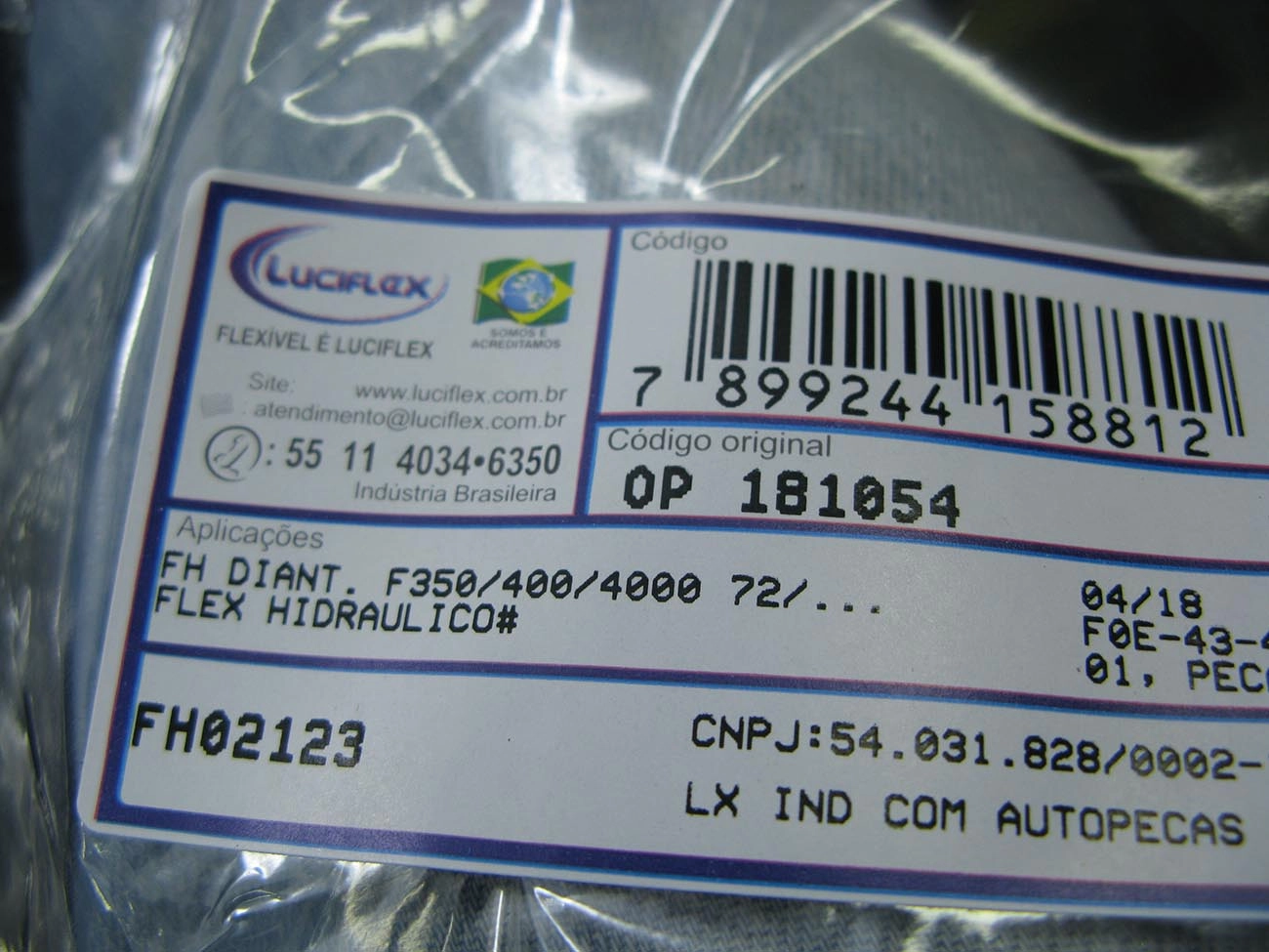 FLEXIVEL FREIO DIANTEIRO FORD F-350/400/4000 72/84