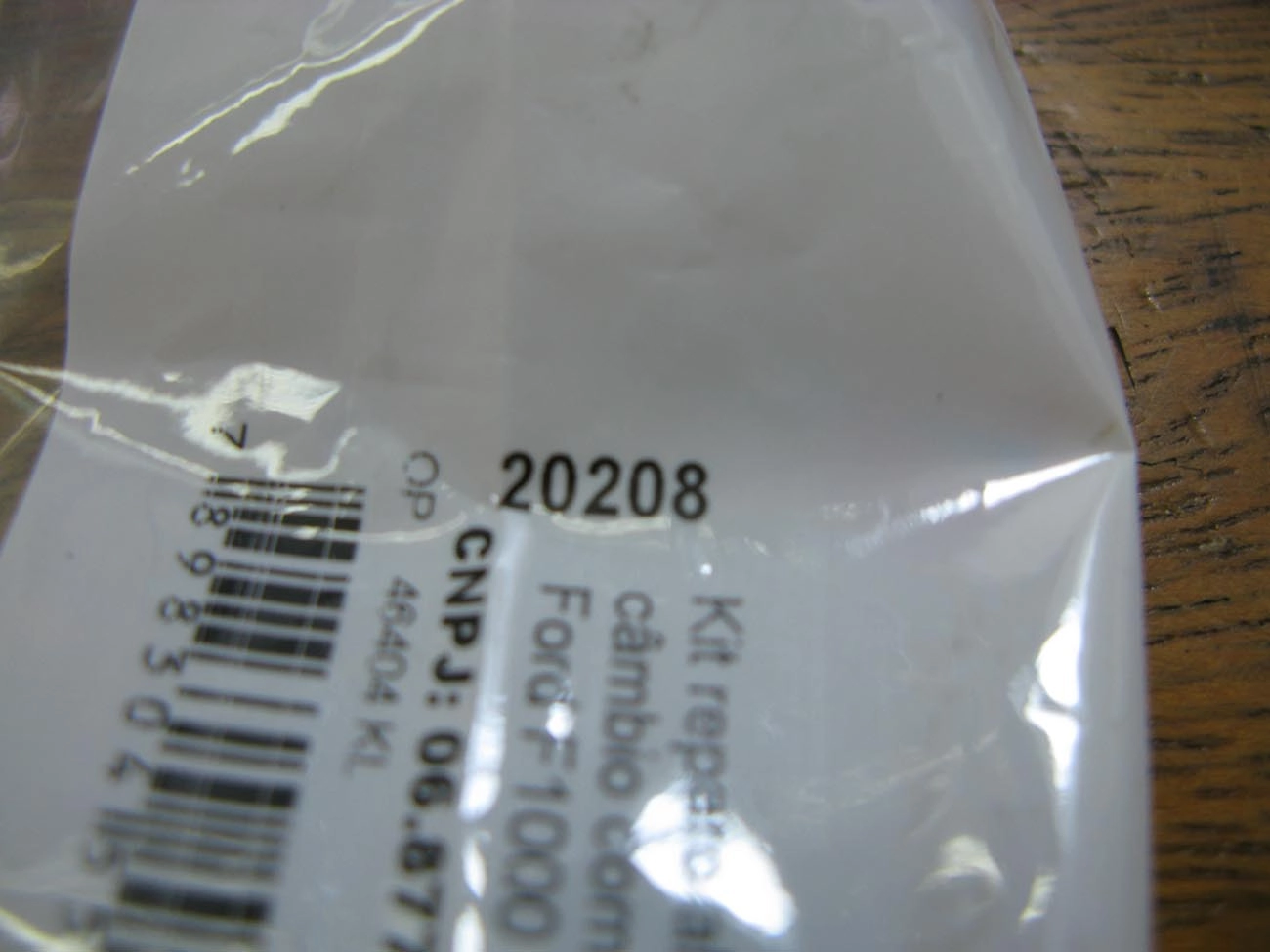 KIT REPARO ALAVANCA CÂMBIO COMPLETO CAMBIO FORD F-1000 93/
