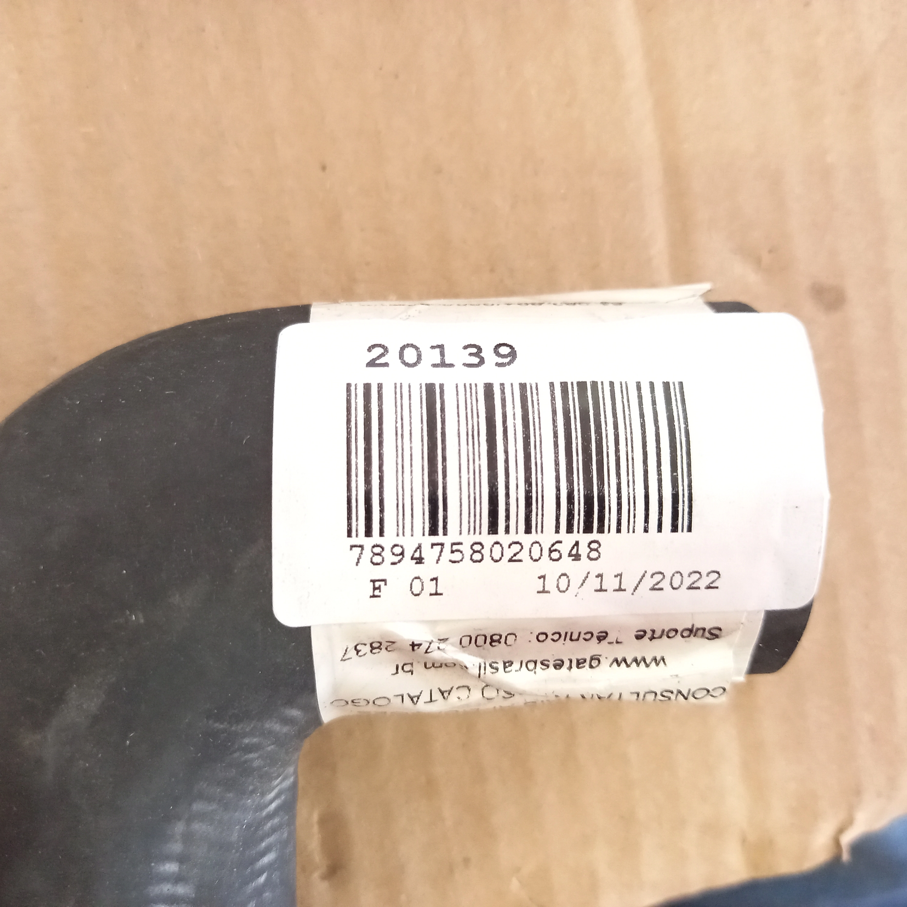 MANGUEIRA BOMBA DÁGUA A CÂMARA TERMOSTÁTICA FIAT UNO/PREMIO/ELBA 1.5 85/89 TUBO CAMARA TERMOSTATICA