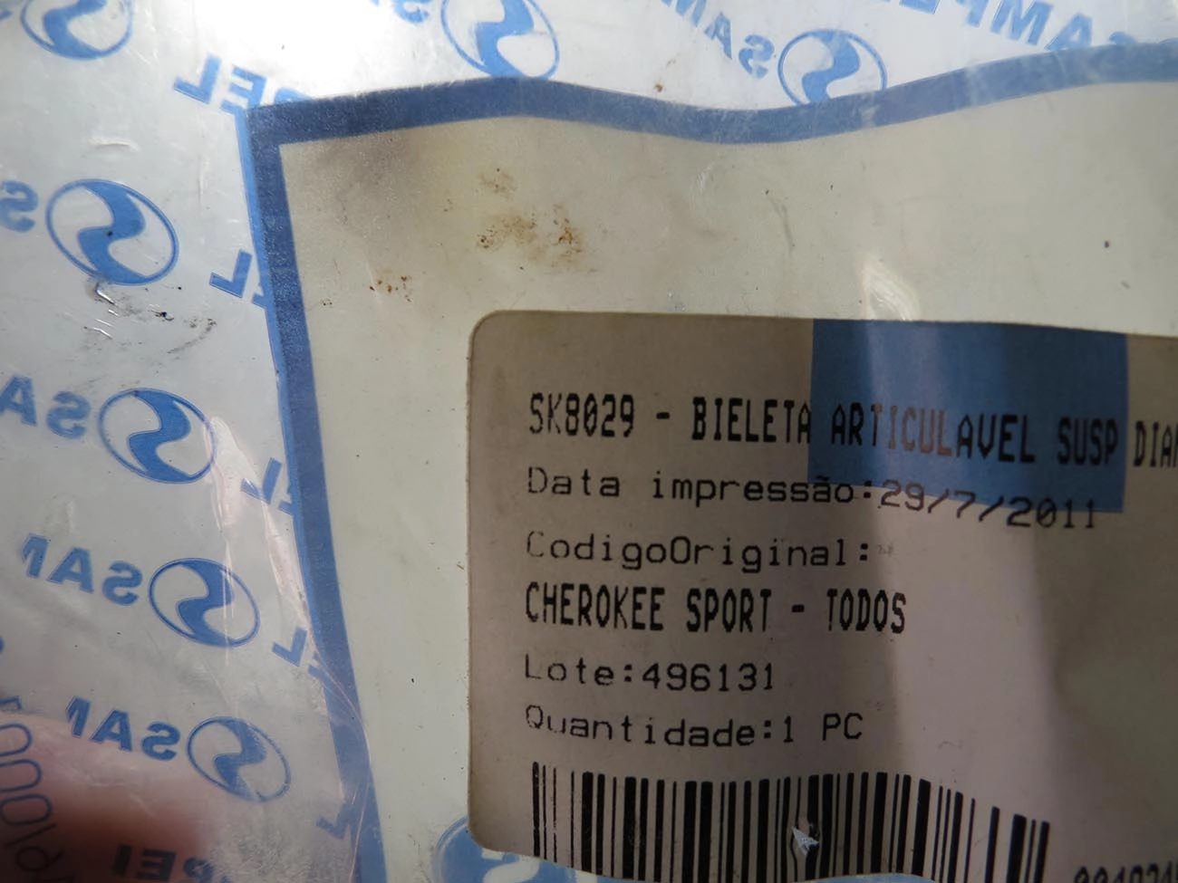 BIELETA TRASEIRA LD/LE JEEP CHEROKEE 99/05