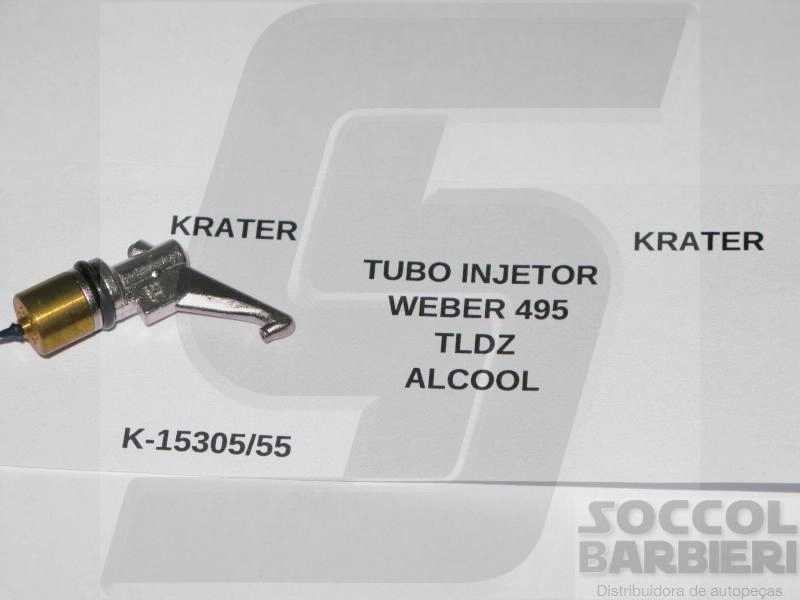 TUBO INJETOR 55 VW/FORD/FIAT WEBER 495 TLDZ