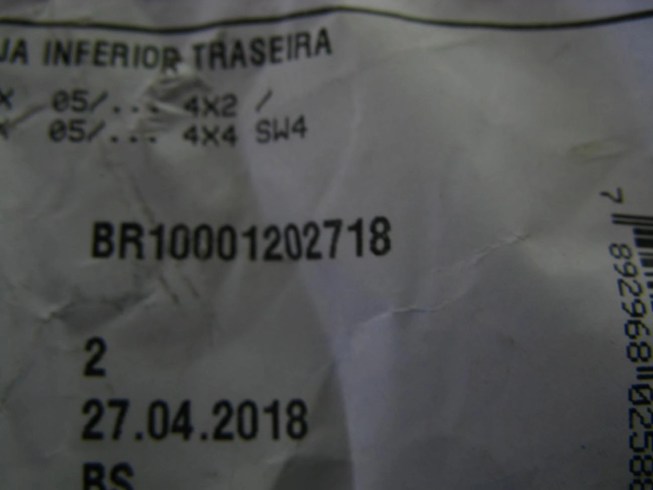 BUCHA DA BANDEJA INFERIOR TOYOTA HILUX 2005/2015 - SUSPENSAO DIANTEIRA BUCHA MAIOR