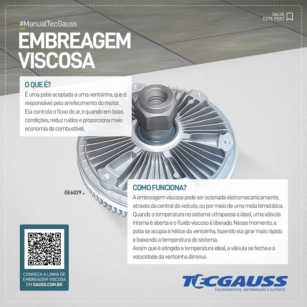 EMBREAGEM VISCOSA VW CONSTELLATION 19330/19360/19390/19420/25390/26330/26420/ 2011/