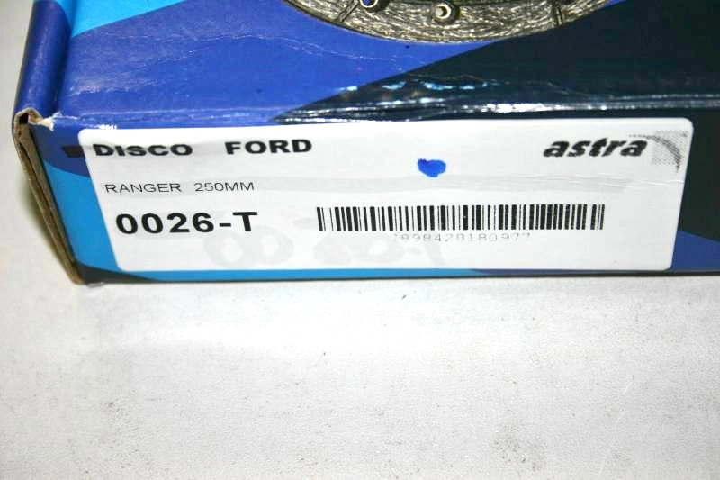 DISCO EMBREAGEM FORD RANGER GASOLINA - 250MM