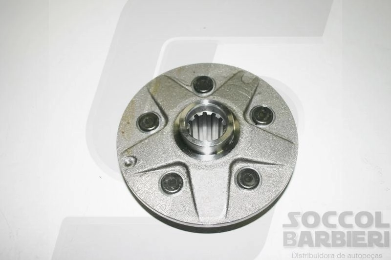 CUBO RODA TRASEIRO SEM ROLAMENTO 5 FUROS 12 ESTRIAS VW KOMBI KLIPPER 82/