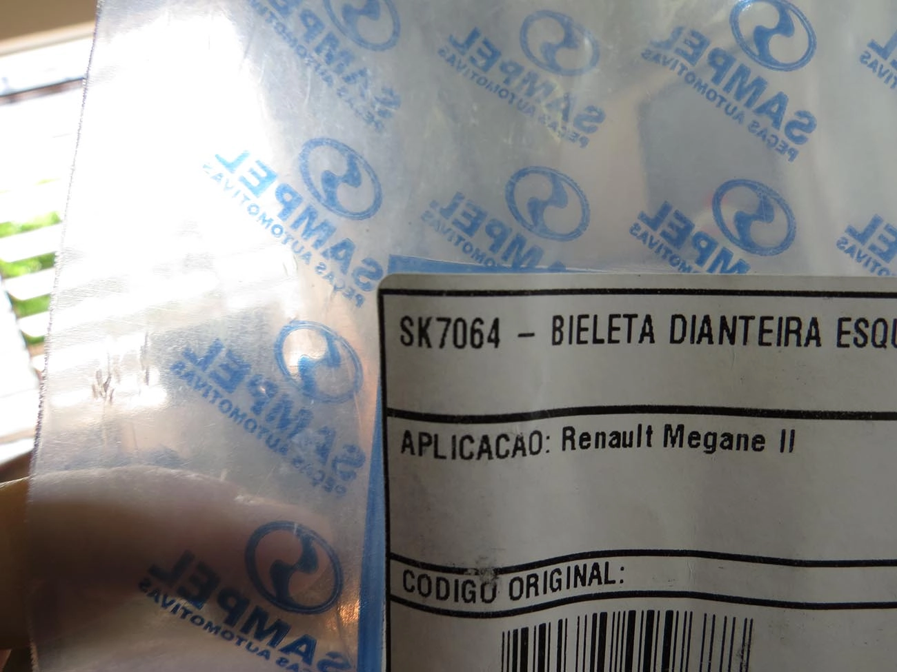 BIELETA DIANTEIRA LD/LE RENAULT MEGANE 06/ - GRAND TOUR 06/ - GRAND SCENIC 04/