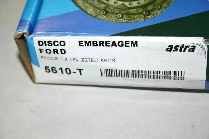 DISCO EMBREAGEM FORD FOCUS 1.8 16V 2000/ ECOSPORT 2.0 16V 220MM - 17 ESTRIAS