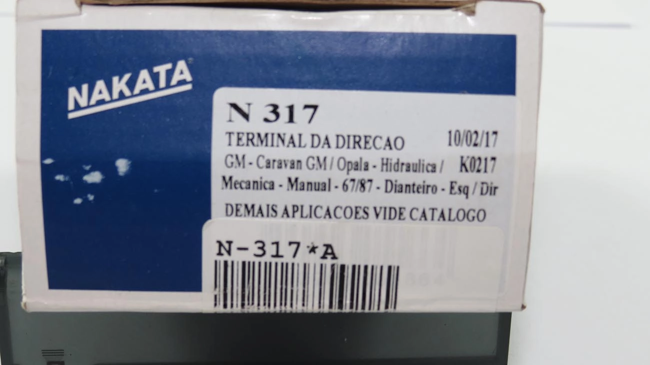 TERMINAL DIREÇÃO ROSCA DIREITA M14X1,5 GM OPALA/CARAVAN 69/87