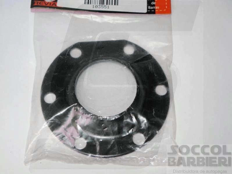 FLANGE SEMI EIXO TRASEIRO - FORD F-100/GALAXIE - WILLYS F-75/JEEP/RURAL - 6 FUROS