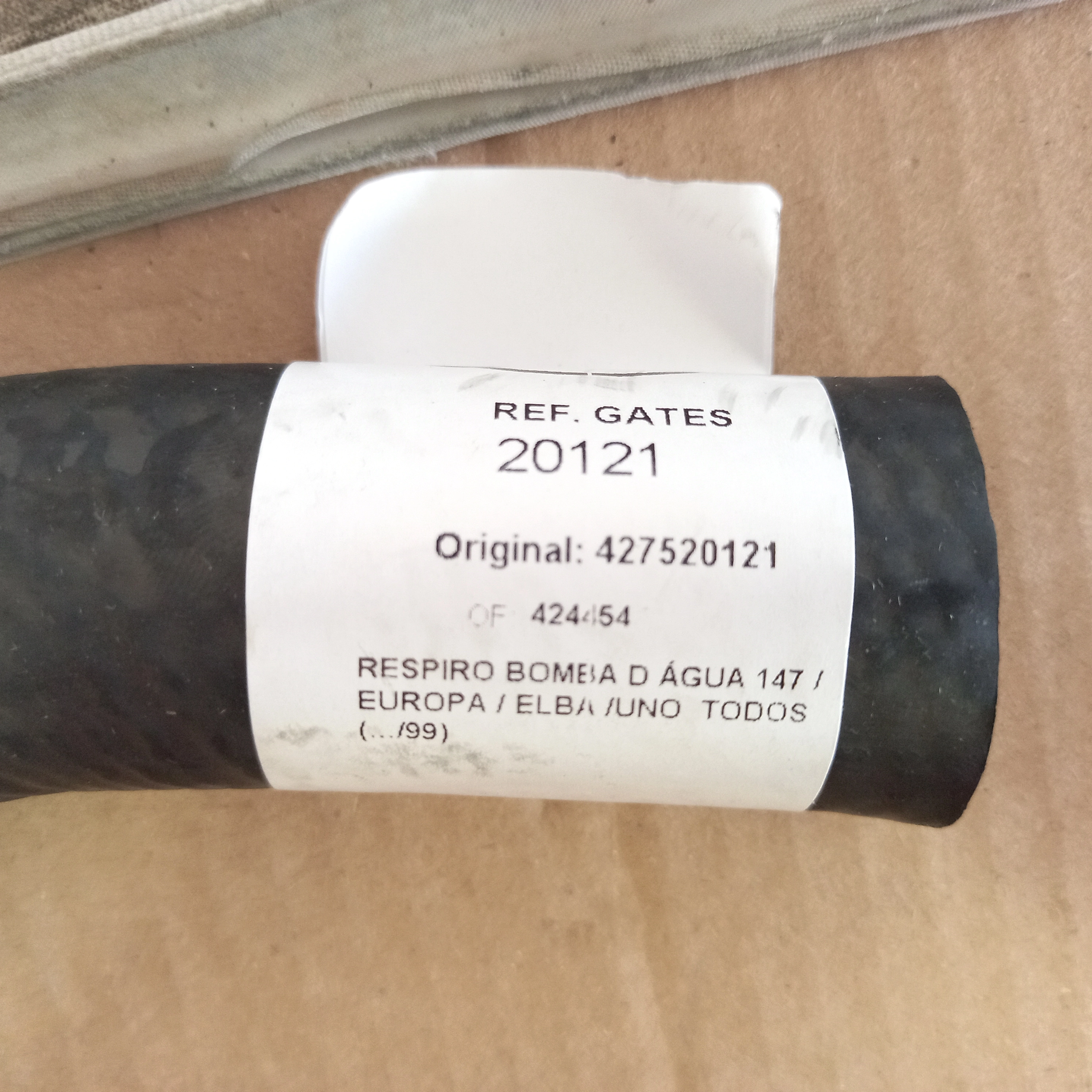MANGUEIRA RESPIRO BOMBA DÁGUA AGUA FIAT UNO/PREMIO/ELBA/FIORINO /99 147 TODOS