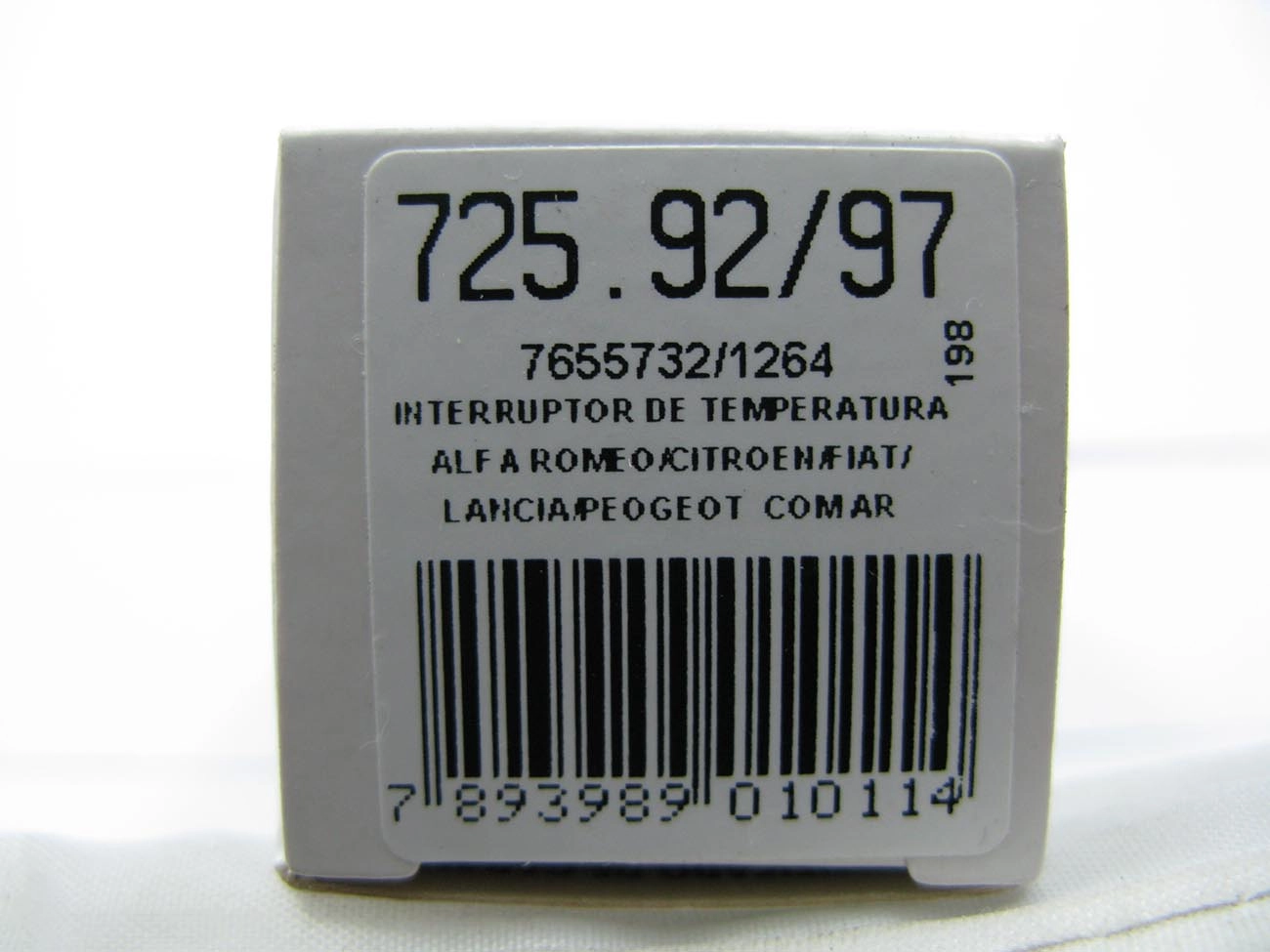 INTERRUPTOR TÉRMICO RADIADOR PARA ACIONAMENTO VENTILADOR FIAT TEMPRA PALIO 1.6 DUCATO UNO 92/ TIPO COM AR CONDICIONADO