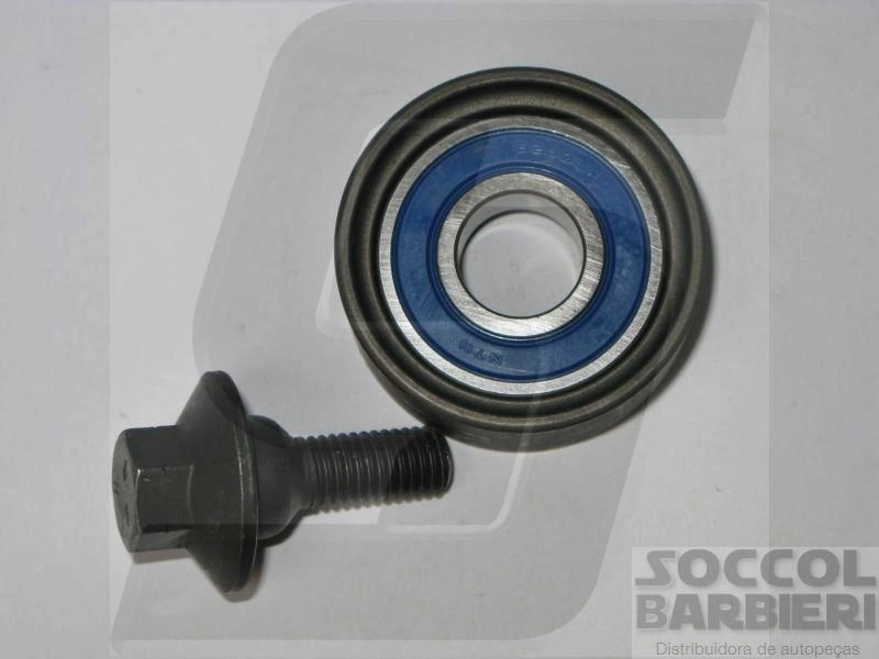 POLIA TENSOR CORREIA ALTERNADOR/TENSIONADOR AUXILIAR ACESSÓRIOS MOTOR 50X22,80MM COM PARAFUSO KIA PICANTO 1.0 12/ HYUNDAI HB20 12V 50X22,8MM
