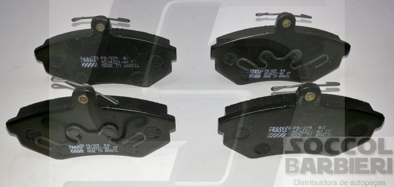 PASTILHA FREIO RODA DIANTEIRA VW GOLF GL 1.8 95/ GLX 2.0 94/98 GTI POLO CLASSIC 97/