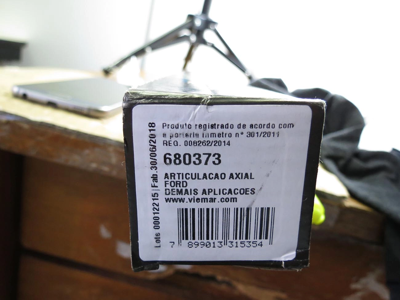 ARTICULAÇÃO/BARRA AXIAL ESQUERDA DIREÇÃO HIDRÁULICA FORD TRANSIT 09/14