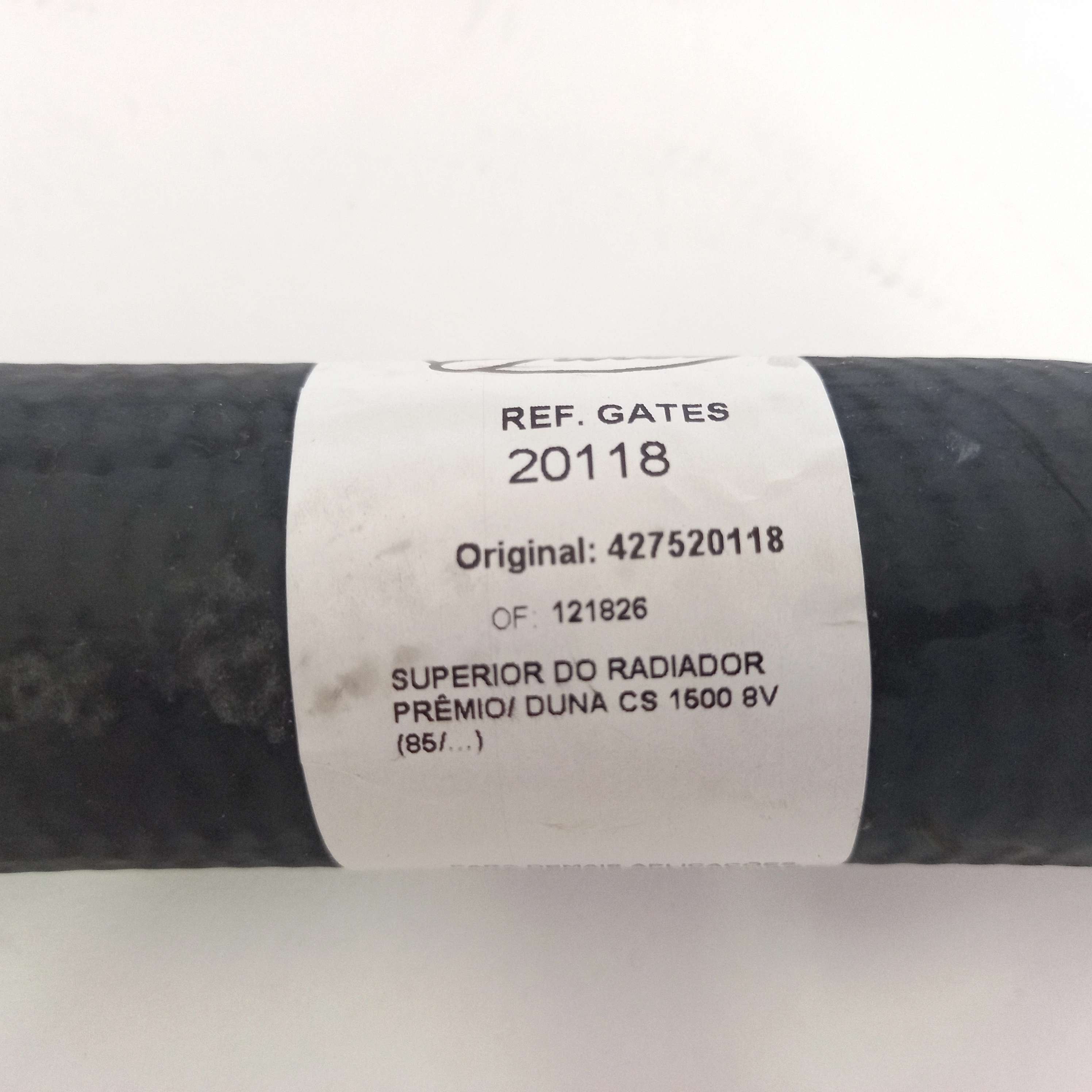 MANGUEIRA RADIADOR SUPERIOR FIAT UNO/PREMIO/ELBA 1.5/1.6 ARGENTINO