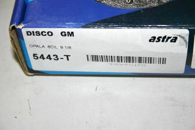 DISCO EMBREAGEM 230MM 14 ESTRIAS GM OPALA/CARAVAN 73/11.89 6 CIL