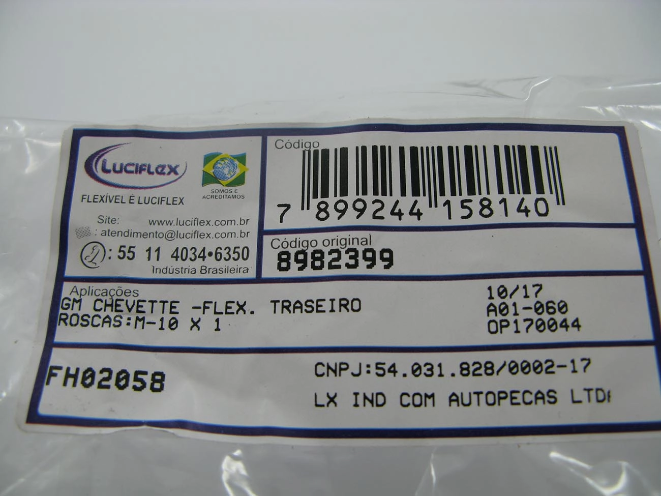 FLEXIVEL FREIO TRASEIRO GM CHEVETTE 73/78