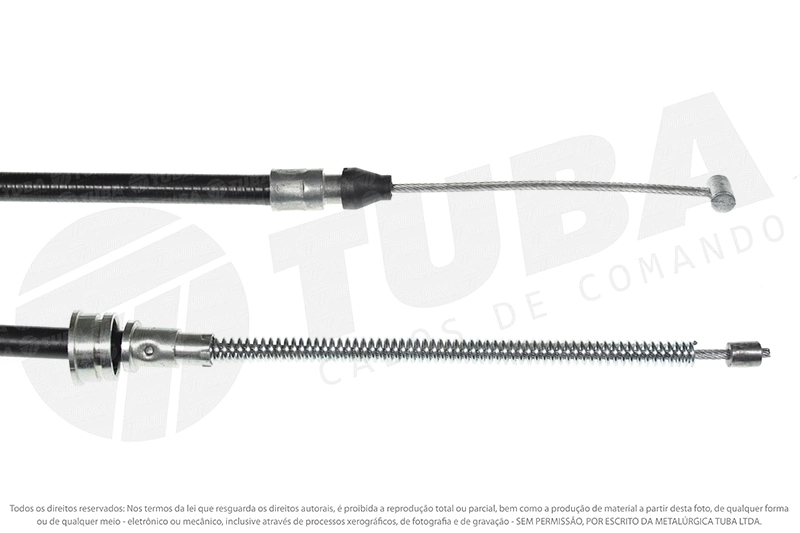 CABO DE FREIO TRASEIRO ESQUERDO FIAT UNO MILLE FIRE 06/08 - MILLE ECONOMY 09/ - MILLE WAY 04/