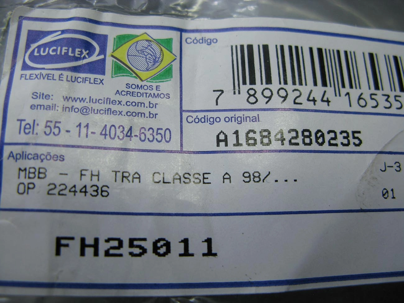 FLEXIVEL FREIO TRASEIRO MB CLASSE A 98/