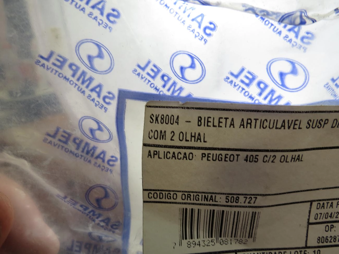 BIELETA DIANTEIRA LD/LE PEUGEOT 405 92/95