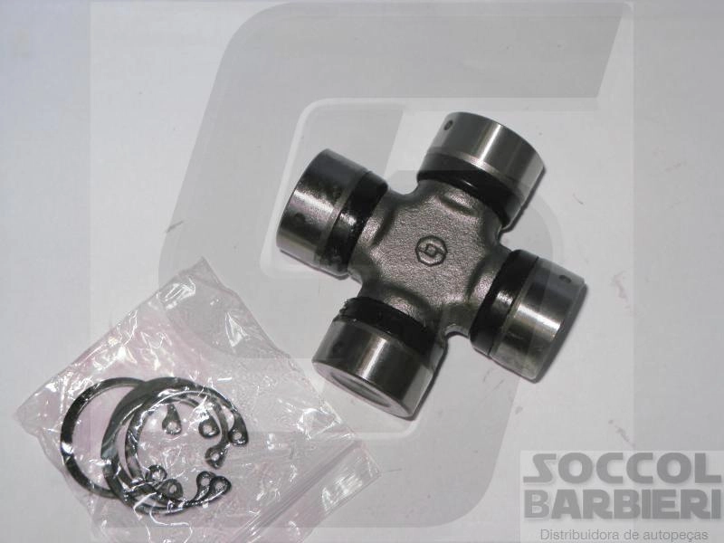CRUZETA CARDAN TRAÇÃO DIANTEIRA 4X4 27X70,10MM QUATRO CHAVETAS ESTERNAS FORD 6600/6610/7610 EIXO APL-335 VALMET 880/980 EXTERNAS