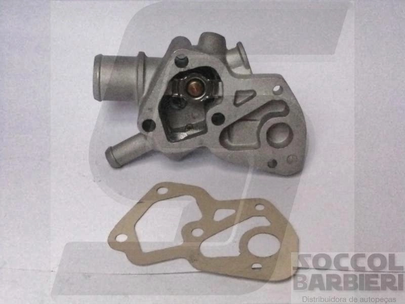 VALVULA TERMOSTATICA COM CARCAÇA SEM AR QUENTE FIAT PALIO/SIENA/STRADA 1.0/1.5 - MOTOR FIASA