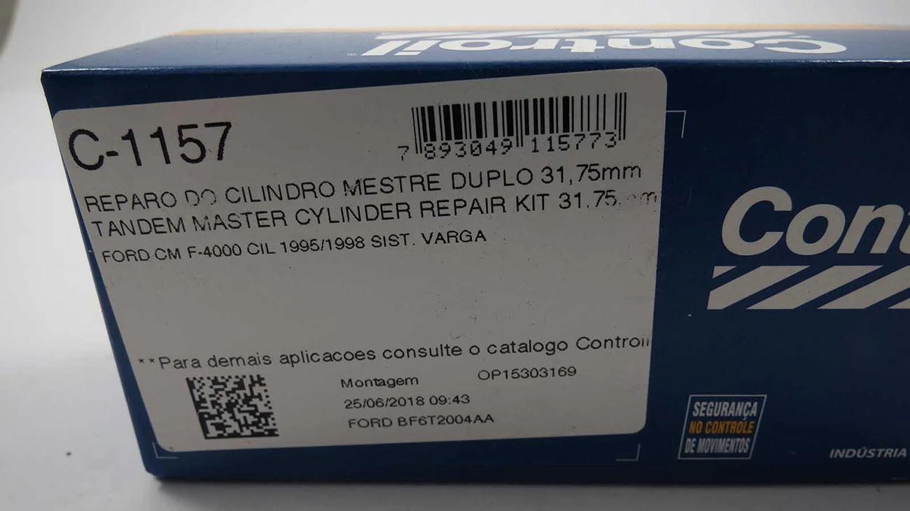 REPARO CILINDRO MESTRE DUPLO 31.75MM FORD F-4000 TURBO 95/98 1-1/4