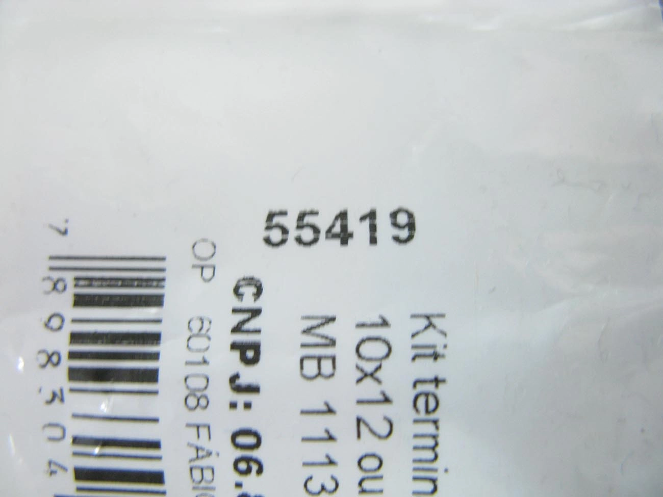 KIT TERMINAL EMBREAGEM 8MM MB 1113