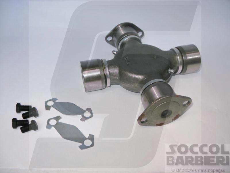 CRUZETA CARDAN AGRALE - CARGO - MB - VW - 49,20X194,10MM DUAS CATANHAS COM CHAVETA/DUAS PARAFUSADAS