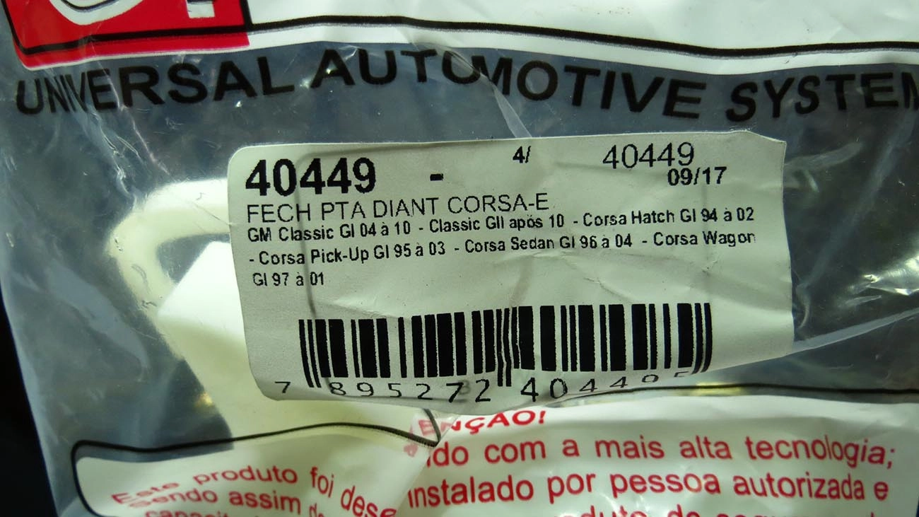 FECHADURA PORTA GM CORSA 2/4 PORTAS /2001 DIANTEIRA - ESQUERDA