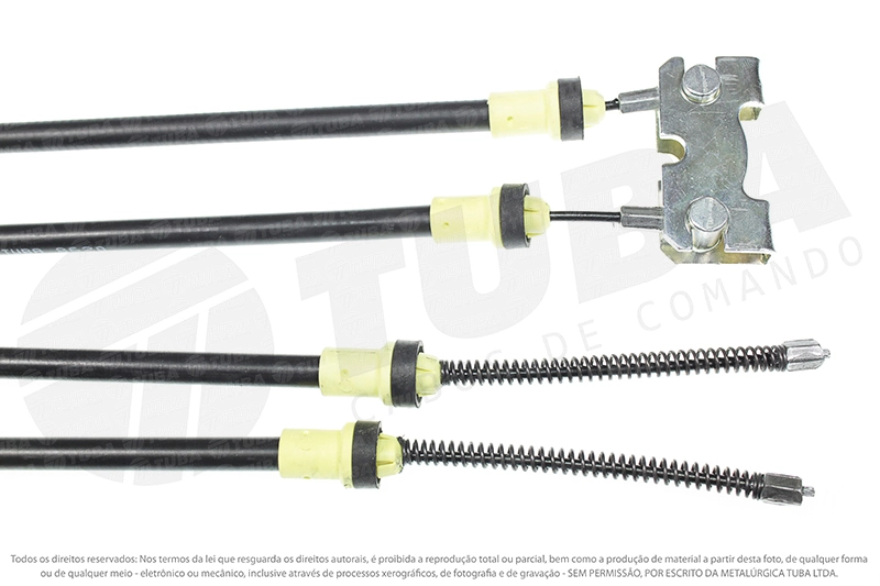 CABO FREIO FORD NOVO FIESTA 2002/ - ECOSPORT 2003/ - TRASEIRO 3200MM