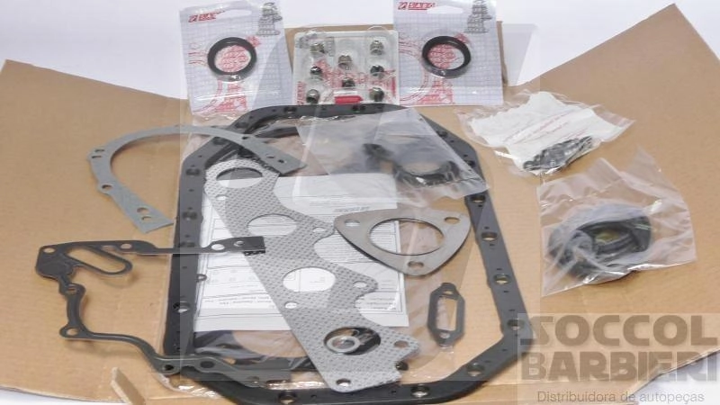 JOGO JUNTAS COMPLETO MOTOR COMP. EXC.RET.TRAS. VW KOMBI 1.4 GOL/VOYAGE/SAV/FOX/POLO 1.6 8V POWER