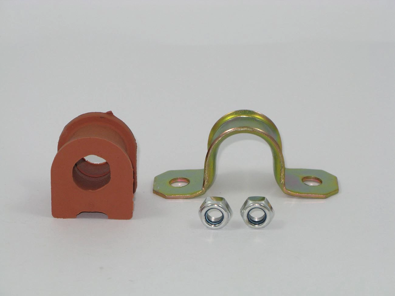 KIT BUCHA INTERNA BARRA ESTABILIZADORA SUSPENSÃO DIANTEIRA FURO 18 MM COM ABRAÇADEIRA CENTRAL ESTABILIZADOR DIANTEIRO FIAT ELBA/PREMIO/UNO R 88/91 PARA UM LADO