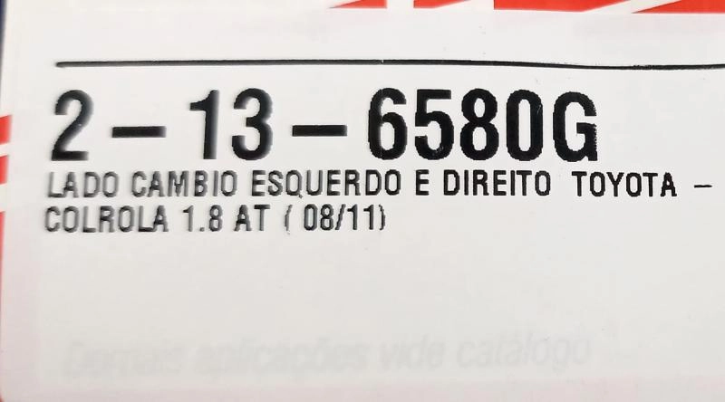KIT REPARO HOMOCINÉTICA TRIPOIDE LADO CÂMBIO AUTOMÁTICO TOYOTA COROLLA/FIELDER 1.8 08/11 - COM ABS