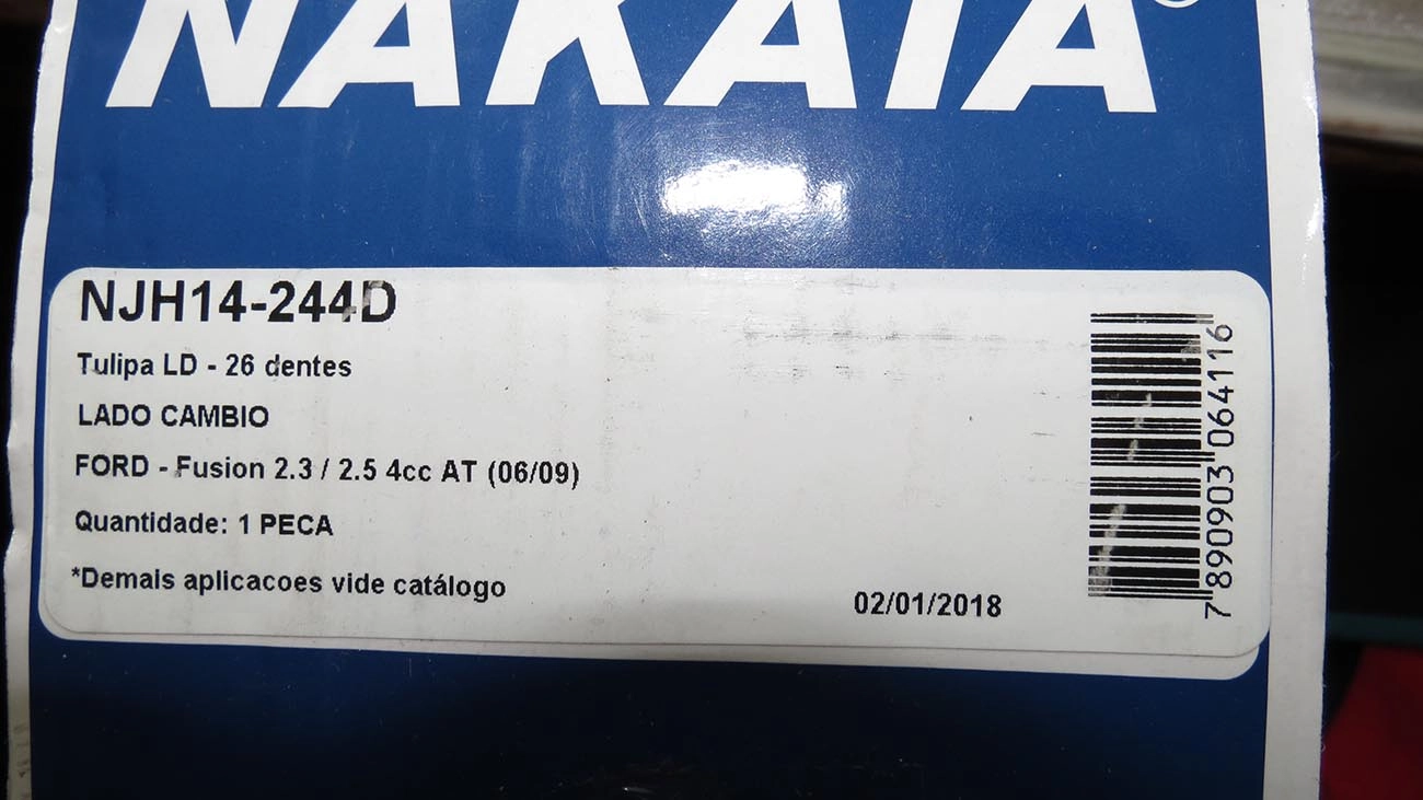GARFO TULIPA DIREITO FORD FUSION 2.3/2.5 2006/2009 -  26 DENTES CAMBIO AUTOMATICO