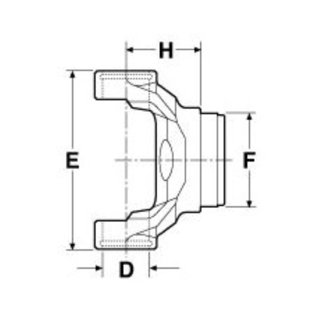 GARFO CARDAN/GARFO SOLDA PARA CRUZETA 5-310XS GM CHEVETTE 73/94 FORD CORCEL/BELINA/PAMPA 83/