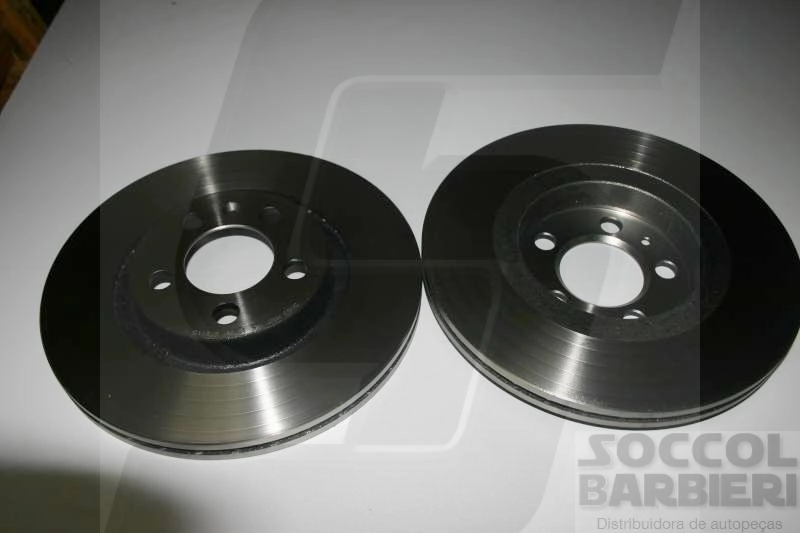 DISCO FREIO DIANTEIRO VENTILADO 280MM 5 FUROS VW GOLF 1.8 20V 99/ 2.0 8V BORA 98/ POLO