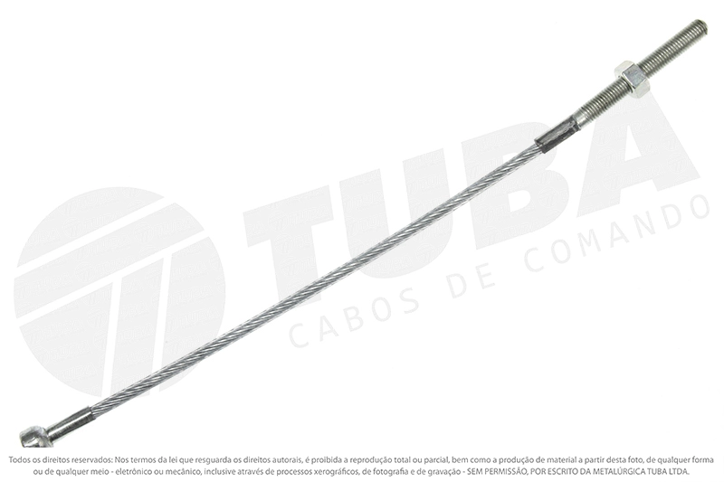 CABO DE EMBREAGEM FORD JEEP/PICK-UP/RURAL 1960/1975 - 279MM