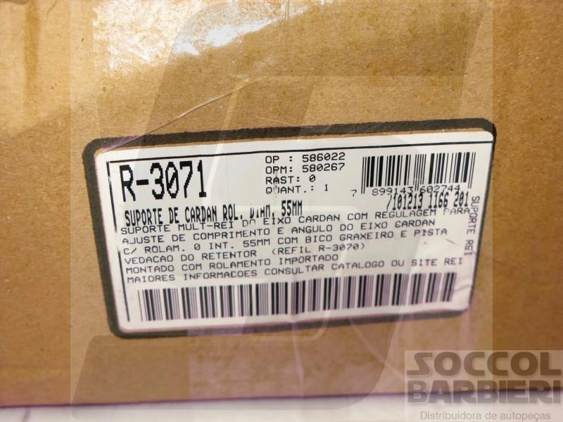SUPORTE DO CARDAN MB 1318/1418/1218/1618/1519/1525/1718/2418/2219/1318 - 8F 55MM IMPORTADO