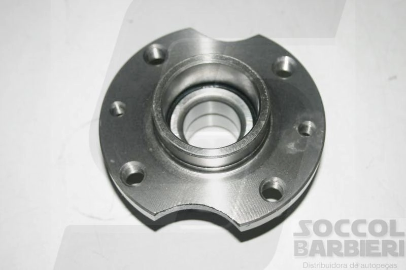 CUBO RODA TRASEIRO COM ROLAMENTO SEM ABS RECORTE 4 FUROS FIAT UNO/PRÊMIO 84/08 TIPO 1.6 147 82/ OGGI