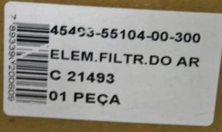 FILTRO AR VW 11.140/14.150/14.200/16.170 92/ CUMMINS