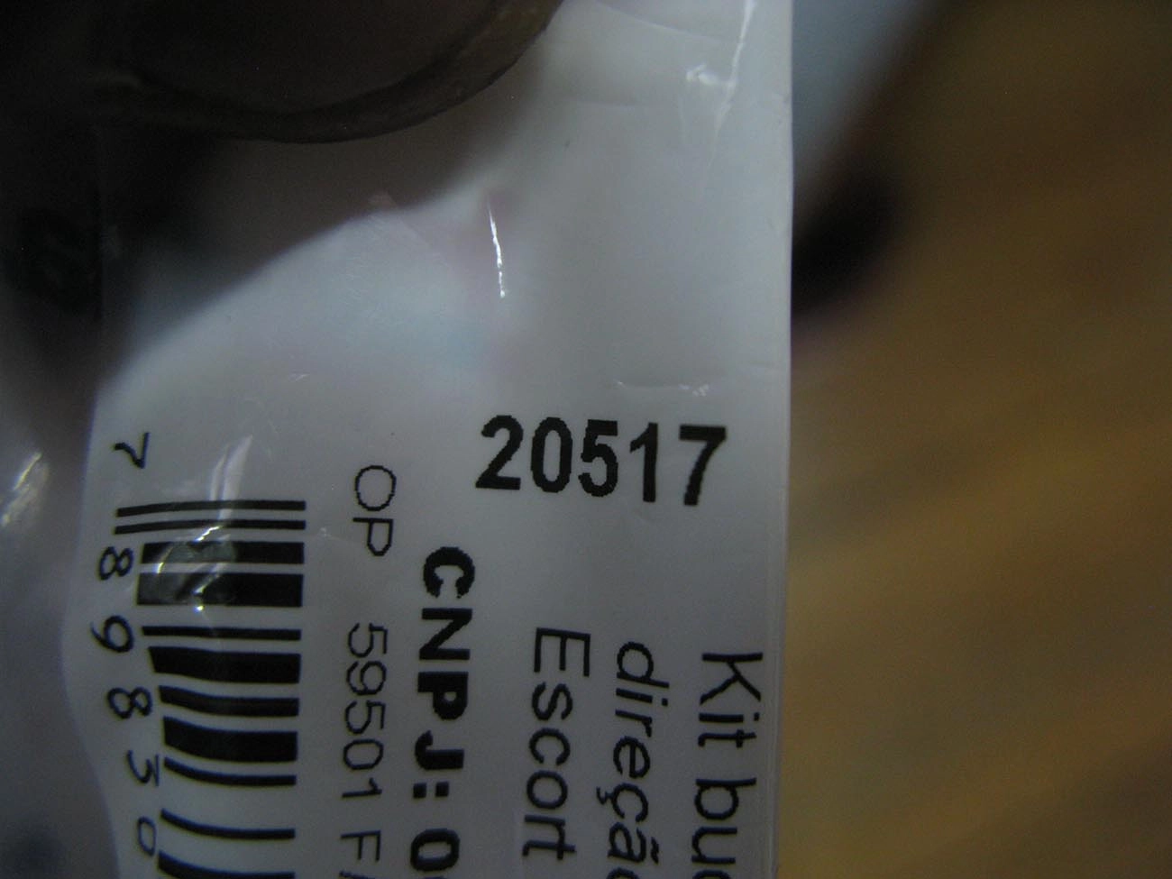 KIT BUCHAS MECANISMO DIREÇÃO BUCHA DIRECAO FORD ESCORT 93/