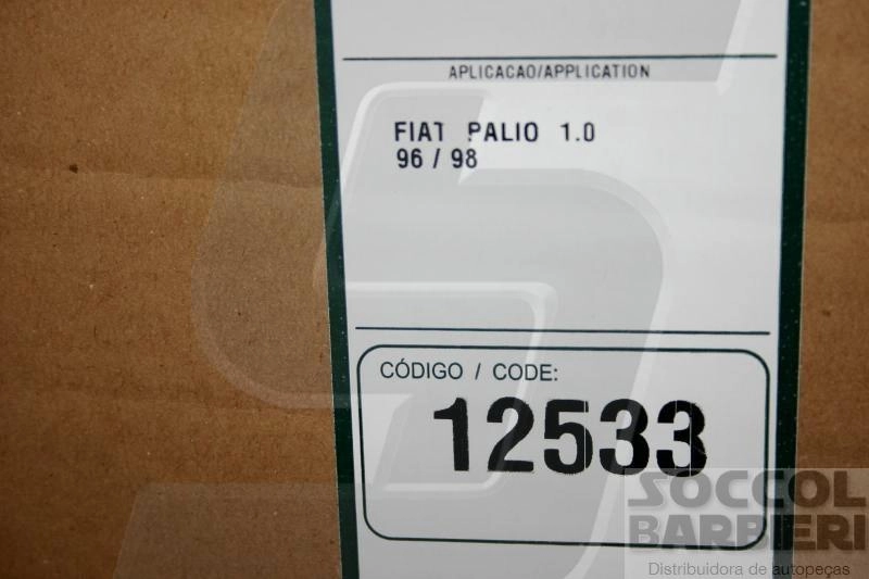 RADIADOR COM RESERVATÓRIO FIAT PALIO 1.0 8V 96/00 - SIENA 1.0 16V FIRE 01/02 - SEM AR CONDICIONADO