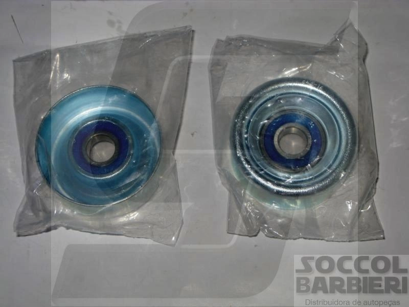 KIT POLIAS TENSOR CORREIA ALTERNADOR/TENSIONADOR AUXILIAR ACESSÓRIOS MOTOR VW GOL/PARATI/SAVEIRO/SANTANA 94/ C/ACD 17X76,20X31MM DUAS PEÇAS