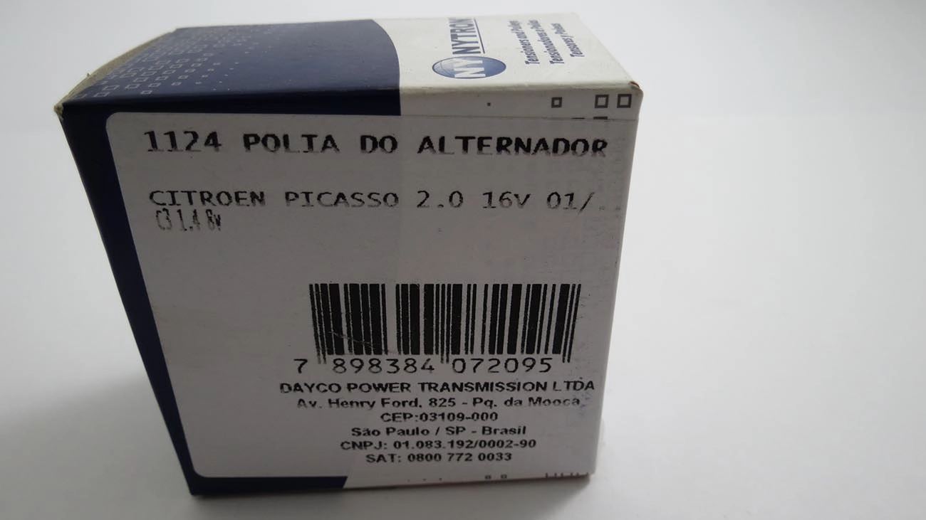 POLIA TENSOR CORREIA ALTERNADOR/TENSIONADOR AUXILIAR ACESSÓRIOS MOTOR PEUGEOT 307/PICASSO 2.0 16V 01/ C3 1.4/1.6 8V/16V 17X65,10X25MM