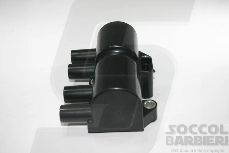 BOBINA IGNIÇÃO CONECTOR 3 PINOS SISTEMA DELPHI GM CELTA/NOVO CORSA/MONTANA/MERIVA FIAT1.8 8V TODOS
