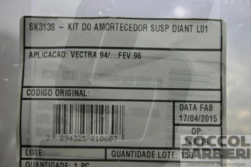 KIT AMORTECEDOR DIANTEIRO GM VECTRA 1994/1996 - BATENTE/COIFA