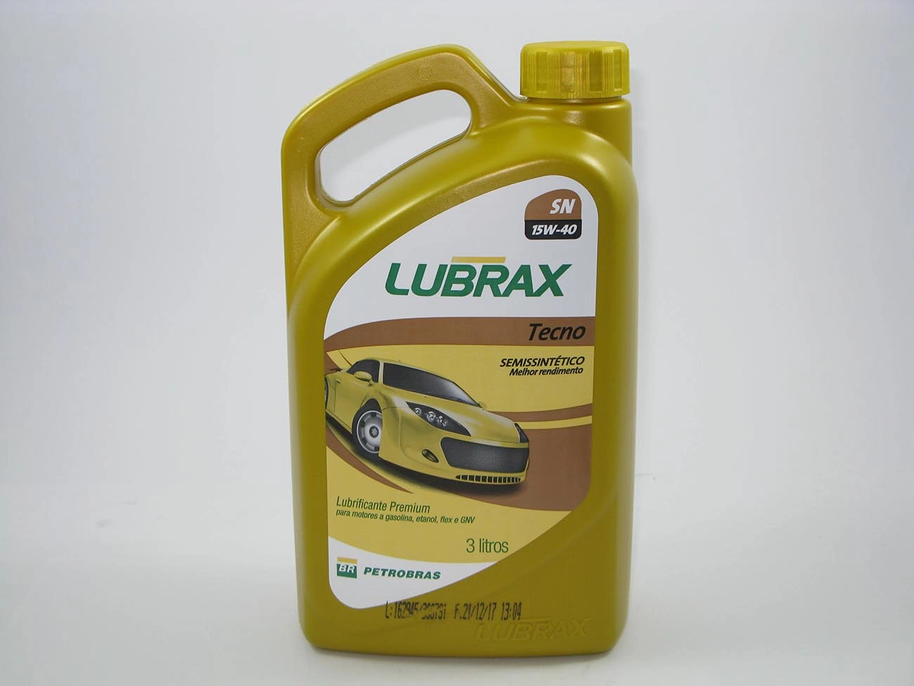 ÓLEO LUBRIFICANTE 15W40 SEMISINTÉTICO SAE 15W40